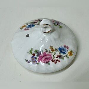 Vintage Sadler 3893 Gold Trim Floral Pattern Teapot Lid Replacement England